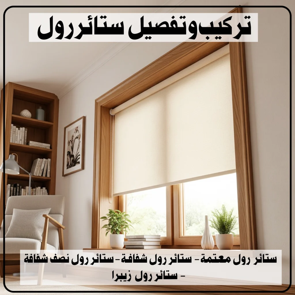 تركيب ستائر رول